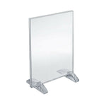 Azar Displays 12" x 9" Vertical/Horizontal Dual-Stand Acrylic Sign Holder, Clear, 10 Pack (132712)-Perfect for schools, businesses, homes, and retail stores