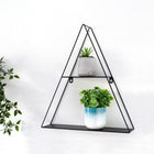 Truu Design Decorative Triangle Wall Shelf, 16 x 16 inches, Black-Versatile: great way to display your favorite accent pieces, succulents, picture frames, candles, figurines, money banks and other small decorative items
