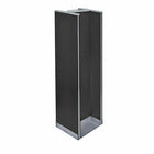 Azar Displays Pegboard Floor Display H-Spinner, 60" x 16", Black (700430-BLK)-Black plastic