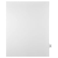Mark Maker Legal Tabs - Letter Size - White - 1/15th cut - 25 tabs per package - 5 packages Pack - Number 118-White Single Tabs