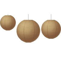 Teacher Created Resources Burlap Paper Lanterns, 9 Pack-Paper Lanterns for Classroom Decoration