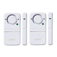Security Equipment Corp. Door Handle Alarm, 2 Pack (SBCHSDWA2)-3 adjustable settings (off/alarm/chime)