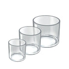 Azar Displays 4", 5", & 6" Deluxe Cylinder Set for Countertop (556333-SET)-Counter top displays