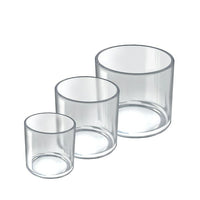 Azar Displays 4", 5", & 6" Deluxe Cylinder Set for Countertop (556333-SET)-Counter top displays