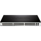 D-Link DGS-1210-52 48-Port Gigabit Smart Switch w/ 4 SFP Ports-48 Gigabit ports with 4 combo SFP ports