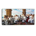 Designart William Holman, May Morning on Magdalen College Religious Canvas Art Prints, (PT5012-32-16)-Print