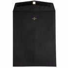 JAM Paper 10" x 13" Open End Catalog Envelopes with Clasp Closure - Black - 25 Pack -Black Envelope