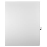 Mark Maker Legal Tabs - Letter Size - White - 1/25th cut - 25 tabs per package - 5 packages Pack - Number 66-White Single Tabs