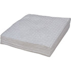 Zenith Safety Bonded Sorbent Pads, Oil Only, Heavy, 15" L x 17" W, 25 Pack-100% bonded polypropylene fibre