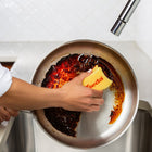 Vileda Scrunge Colours Scrub Sponge - 4 Pack-Easy to rinse clean under the tap and long lasting