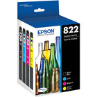 Epson T822 Original Ink Cartridge - Combo Pack - CMYK - Inkjet - Standard Yield-Epson printing system is designed to be used exclusively with Epson Genuine Cartridges. Use of non-genuine ink could cause damage not covered under the printer’s limited warranty.