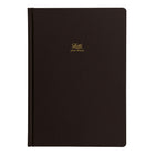 Letts Undated Icon Plan Ahead 5 Year Diary - 8 1/4" H x 5 3/4" W - Black-Black hardback smooth luxury coated paper cover