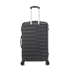 TOSCANO OPPORTUNA 30" Hardside Large Luggage - Black-ABS Hardshell