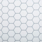 CTG Brands Hexagon Wall Tile, 10" x 10", White, 6 Pack-Set: comes in a box of 6 premium quality wall tiles, suitable for smooth and clean surfaces