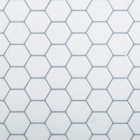 CTG Brands Hexagon Wall Tile, 10" x 10", White, 6 Pack-Set: comes in a box of 6 premium quality wall tiles, suitable for smooth and clean surfaces