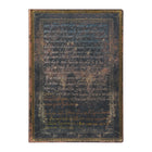 Paperblanks Michelangelo - Handwriting - Embellished Manuscripts Collection - Softcover Flexi Journals - Midi - Lined - Elastic Band Closure - 176 Pg - 100 GSM-Midi Size Notebook