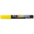 Marvy Uchida Chisel-Tip Acrylic Paint Marker - Yellow - 2 Pack-Quantity: 2 per pack