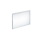Azar Displays 8" x 10" Horizontal Wall Mount Acrylic Sign Holder, Clear, 10 Pack (162719)-Use to displays information on walls and doors, maximizing advertising opportunity