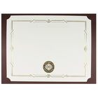 St. James Document/Certificate Holders - Gold Award Seal with Single Gold Ribbon - Brown - 5 Pack-Suitable for horizontally or vertically oriented award certificates