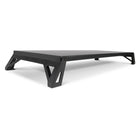 Allsop Dual Height Adjustable Lo Riser Monitor Stand with Wide Platform - Black-Ideal for modern widescreen monitors (supports monitors up to 32 inches)