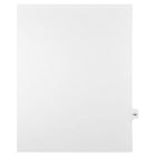 Mark Maker Legal Exhibit Index Tab White Single Tabs, 1/15th Cut, Letter Size, No Holes, Number 132, 25 Pack-White Single Tabs, 1/15th Cut