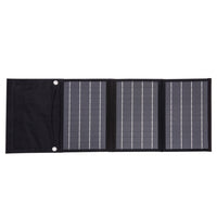 Technaxx TX-207 21W Solar Charging Case - Black-Foldable, compact design perfect for hiking, camping and outdoor activities