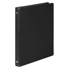 ACCO Hide Flexible Cover Round Ring Binder - 3-Ring - Letter Size - 100 Sheet Capacity - 1/2" - Black-1/2" ring, 11" x 8-1/2" sheet size