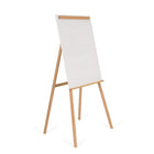 Archyi Quadpod Easel, Angolo Collection, 35" x 72", White-Easy exchangeable surfaces and adjustable pad retainer