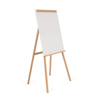 Archyi Quadpod Easel, Angolo Collection, 35" x 72", White-Easy exchangeable surfaces and adjustable pad retainer