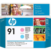 HP 91 Light Magenta and Light Cyan Printhead (C9462A)-Light Magenta and Light Cyan