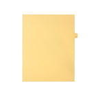 Mark Maker Legal Exhibit Index Tab Buff Single Tabs, 1/26h Cut, Letter Size, No Holes, Letter H, 25 Pack-Buff Single Tabs, 1/26th Cut