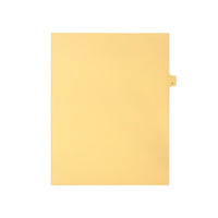 Mark Maker Legal Exhibit Index Tab Buff Single Tabs, 1/26h Cut, Letter Size, No Holes, Letter H, 25 Pack-Buff Single Tabs, 1/26th Cut