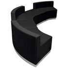 Flash Furniture HERCULES Alon Black LeatherSoft Reception Configuration, 5 Pieces-Modular components make reconfiguring easy with endless possibilities
