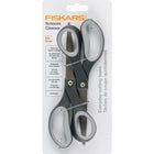 Fiskars 8" Performance Softgrip Straight Titanium Scissors - Silver - 2 Pack-Full lifetime warranty