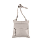 Champs - Sac à bandoulière en cuir avec protection RFID - Crème-De la Collection ChampsCrossbody