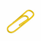 JAM Paper Colored Standard 1" Paper Clips - Yellow - 2 Packs of 100-These colorful paperclips are great for organizing papers at home, school, or the office