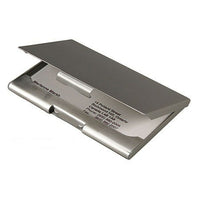 Elegance Executive Business Card Holder Case-Satin-Material: Metal