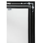 SECO Lockable Indoor/Outdoor Poster Frame Case - 8.5" W x 11" H - Black-Includes mounting hardware (screws and plugs) and 2 keys