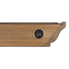 kieragrace Muskoka Fitz Wood Shelves - Set of Three - Walnut, 24"-Material: floating wall shelves are made of high-quality, durable medium-density fiberboard (MDF) that provides stability. rely on the shelf to keep your items safe and sound, with a visually pleasing finish