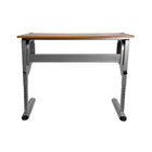 Flash Furniture Adjustable Drawing & Drafting Table with Pewter Frame-.75'' Cherry Melamine Laminate Finish