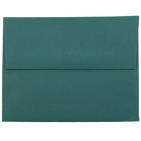 JAM Paper A2 Invitation Envelopes, 4.38 x 5.75, Teal Blue, 100 Pack (124823544g)-Teal