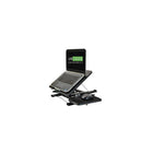 Uncaged Ergonomics CD4 Ergonomic Laptop Stand and Standing Desk - Black-Ergonomic: Adjust the tilt, height and mouse pad to perfectly position laptops for optimal comfort