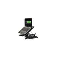 Uncaged Ergonomics CD4 Ergonomic Laptop Stand and Standing Desk - Black-Ergonomic: Adjust the tilt, height and mouse pad to perfectly position laptops for optimal comfort