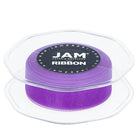 JAM Paper Sheer Organza Ribbon, .88 Inch Wide x 25 Yards, Purple, 2 Pack (807SHpu25g)-Finish: sheer