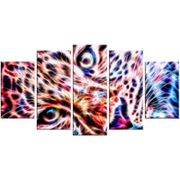 Designart Cheeta face Canvas Art Print, (PT2460-373)-Print