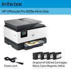 HP OfficeJet Pro 9125e Wireless All-in-One Colour Inkjet Printer with Bonus 3 months Instant Ink with HP+-HP App: Print, scan, copy, or fax right from your smartphone with the easiest-to-use print app