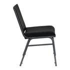 Flash Furniture HERCULES Series Heavy Duty Black Vinyl Stack Chair-Contemporary Style