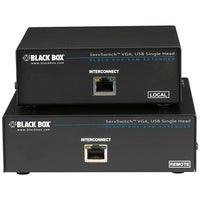 Black Box ACU6022A ServSwitch CATx USB KVM Extender Single-Head VGA with Serial and Audio-Extender