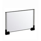 Azar Two-Sided Large Acrylic Sign Holder With Magnetic Boots, 17" x 11",  2 Pack (109908)-Sign Holder