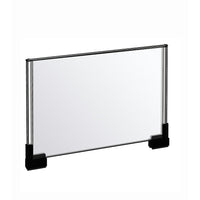 Azar Two-Sided Large Acrylic Sign Holder With Magnetic Boots, 17" x 11",  2 Pack (109908)-Sign Holder